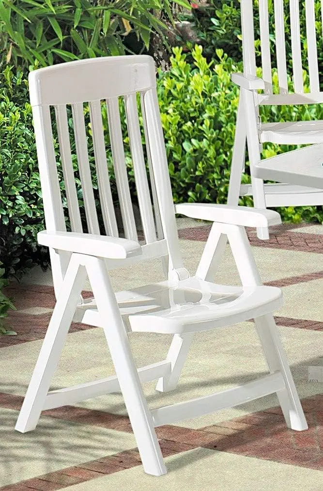 KETTLER Gautzsch (FO) Sieger Palma Folding Armchair Plastic Frame White