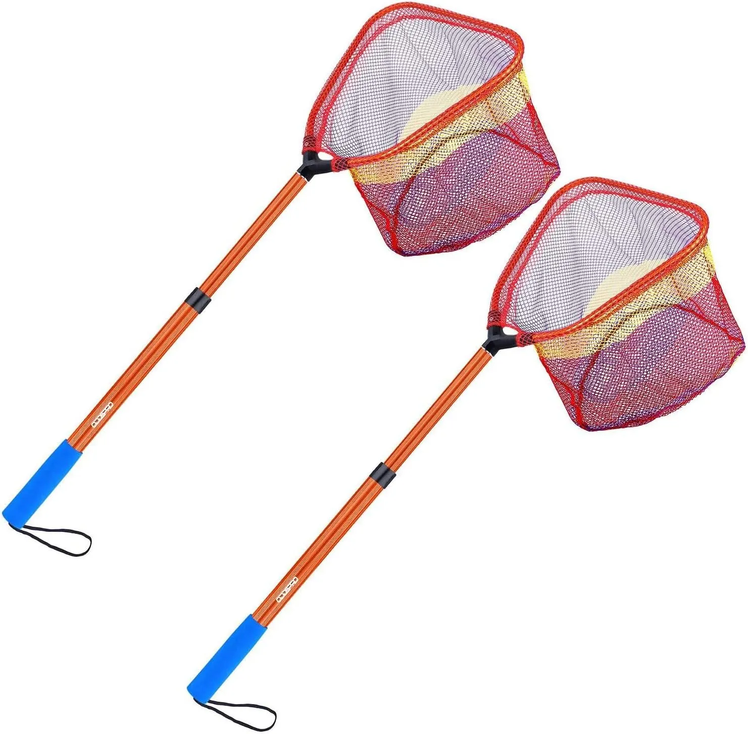Kids Fishing Net - Telescoping Bait, Minnow, and Butterfly Net With 11.4" Depth, Handle Extends to 30" for Easy Catch and Release