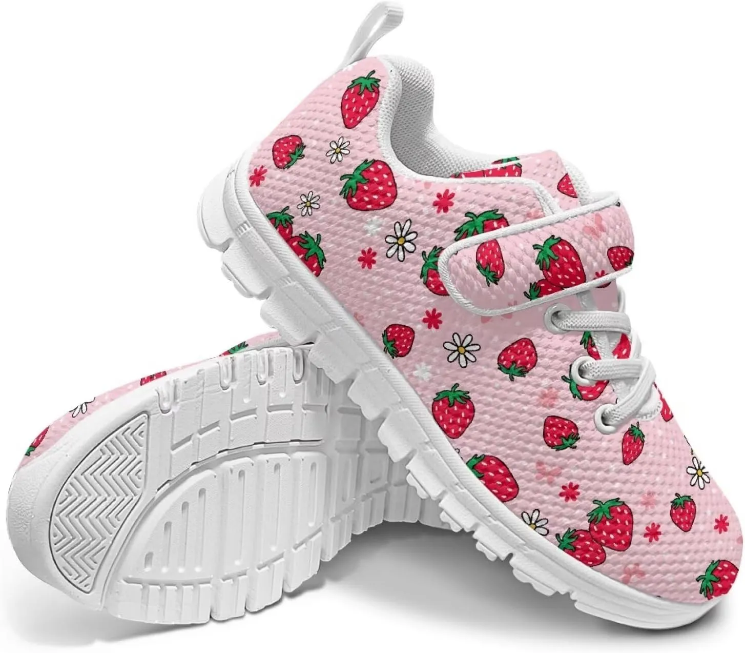 Kids Tennis Gym Shoes Slip On Sneakers Comfy Running Athletic Shoes