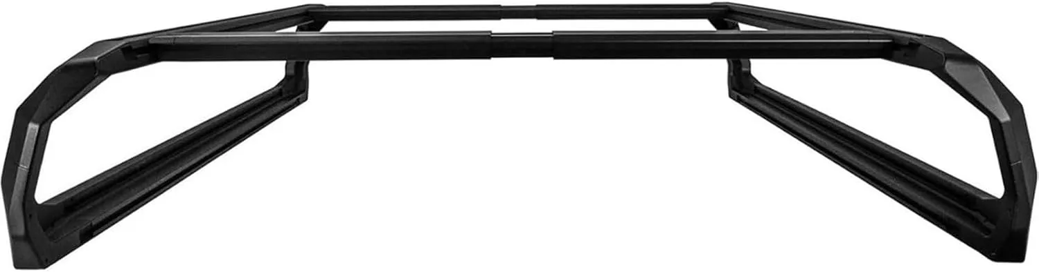 KUAT Ibex Versatile Durable Lightweight Aluminum Adjustable Truck Bed Rack - Stainless Steel Hardware Included | 1,200 LBS Static & 300 LBS Dynamic Weight Capacity, IBEXA1 - Mid-Size - Short-Bed