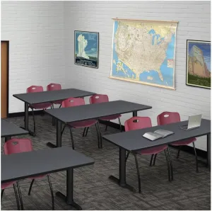 Lakeside Living 24" Training Table in Grey offering a Modern and Durable workspace Perfect for Professional or Casual Training environments