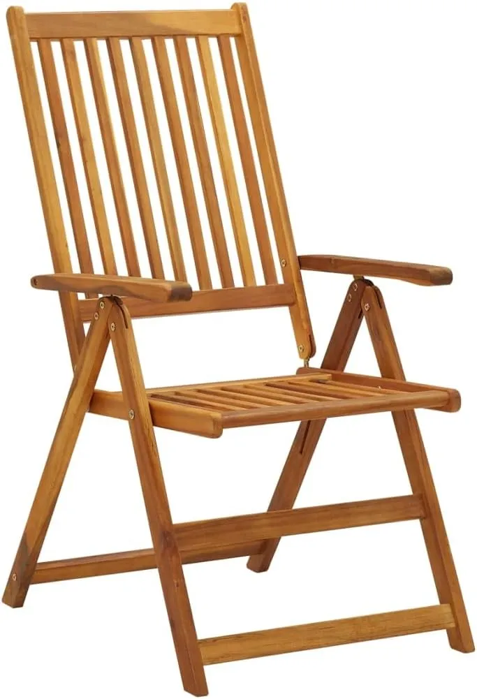 Lawn Char,All Weather Poly Adirondack Chairs,stemmed Adirondack Chair,Patio Reclining Chairs 4 pcs with Cushions Solid Acacia WoodFor Gardens, patios, Balconies