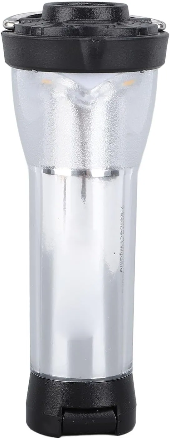 LED Camping Lantern USB Rechargeable Portable Warm Light Tent Flashlight with Magnetic Base for Hiking Fishing Outdoor Adventures ABS Material