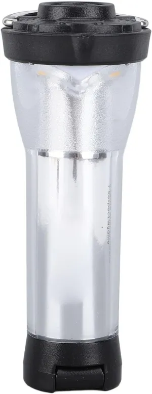 LED Camping Lantern USB Rechargeable Portable Warm Light Tent Flashlight with Magnetic Base for Hiking Fishing Outdoor Adventures ABS Material