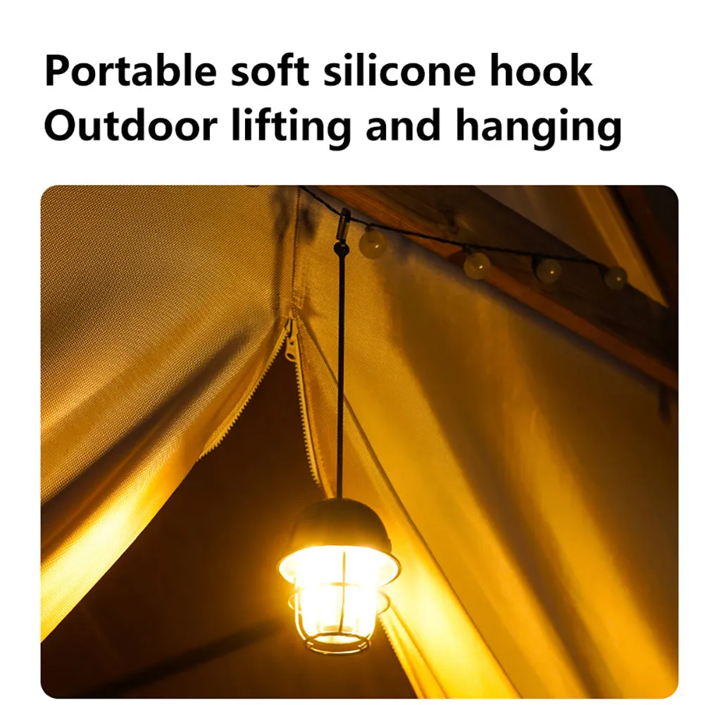LED Lantern Vintage Portable Camping Tent Hanging  Light LY14