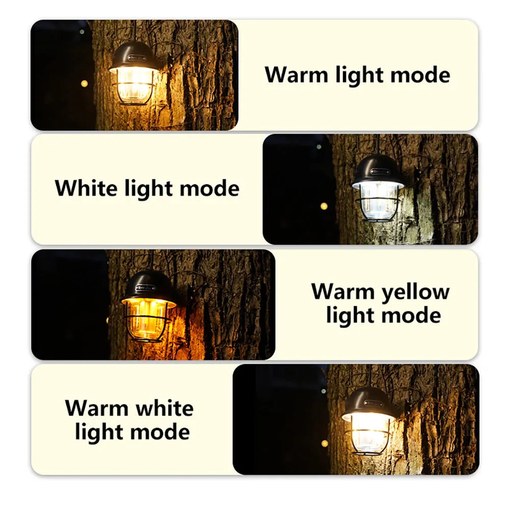 LED Lantern Vintage Portable Camping Tent Hanging  Light LY14