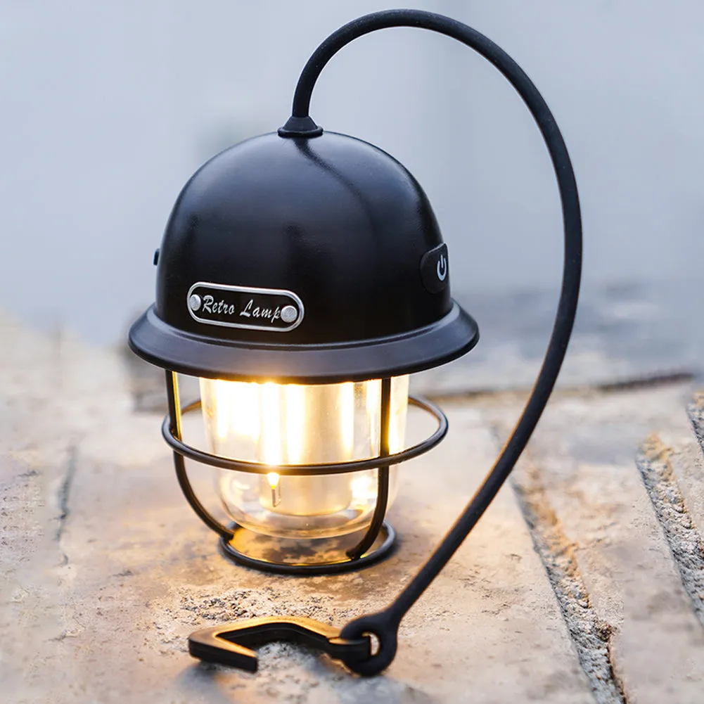 LED Lantern Vintage Portable Camping Tent Hanging  Light LY14
