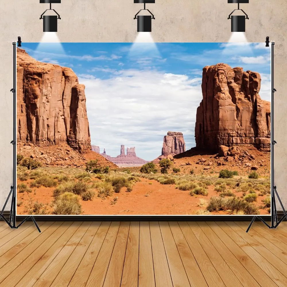 Leowefowa 12x10ft Grand Canyon Photography Backdrop Desert Road Trip Nature Landscape Photo Shoot Background National Park Wild Hiking Adventure Polyeste Party Banner Decor Cake Table Studio Prop