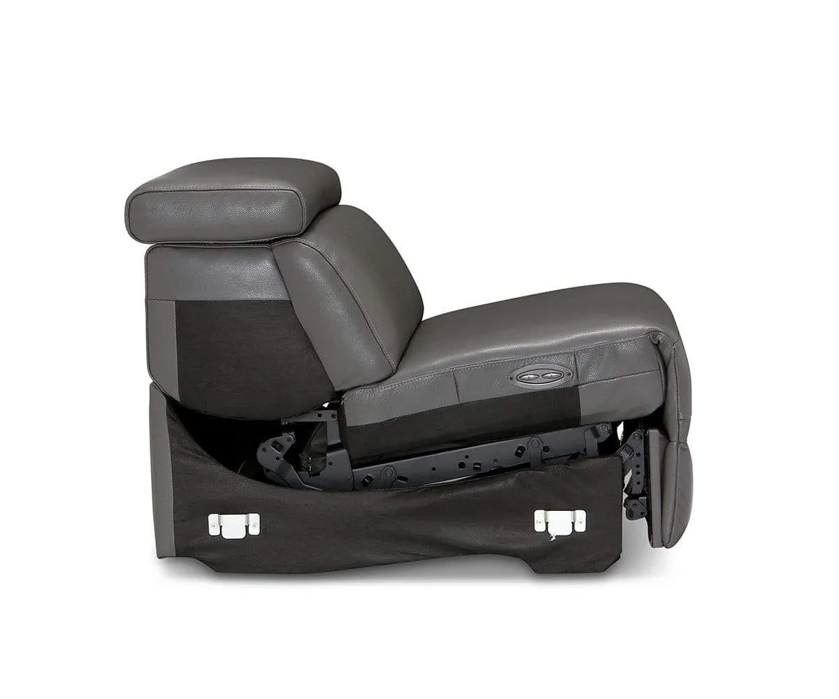 Lewen Leather Power Reclining Sectional
