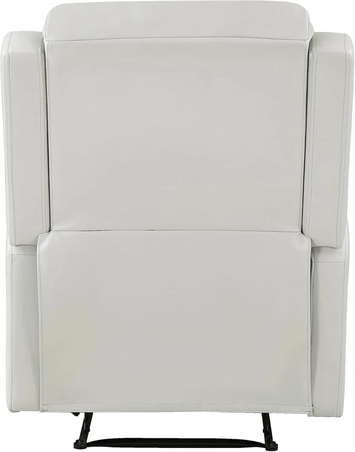 Lexicon Manual Recliner Chair, Reclining Sofa Chair, Home Theater Seating, Wall Hugger, Manual Recliner for Living Room/Office/Apartment, Easy Assembly, Taupe Faux Leather
