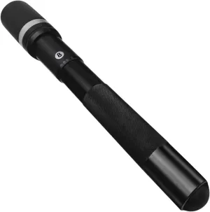 Lightweight Pool Cue Extension, Telescopic Billiard Cue Stick Extender, Aluminum and Plastic, Anti-Slip Texture, Fits 12.6-Inch Cues, Twist-Lock, Black
