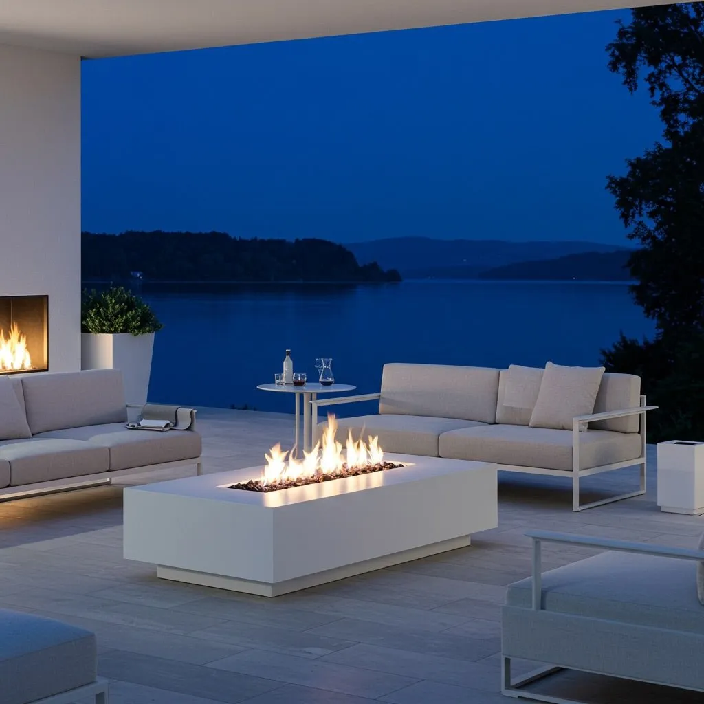 Lineo Fire Pit Table TK - Aluminum