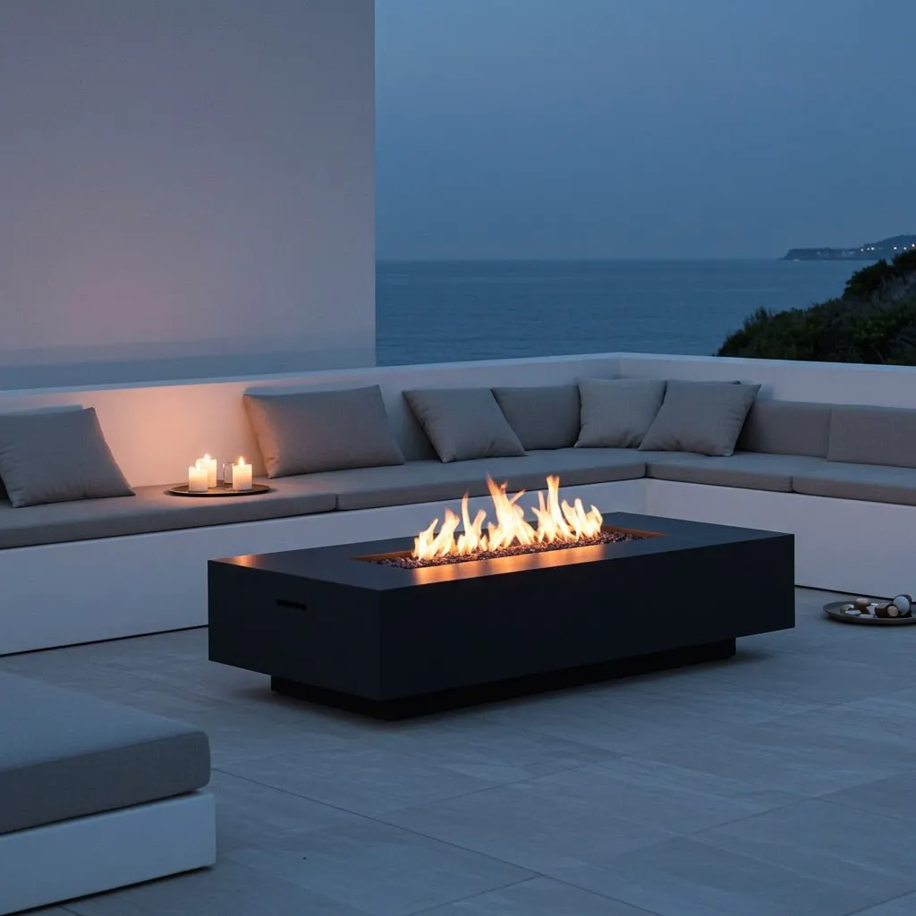 Lineo Fire Pit Table TK - Aluminum