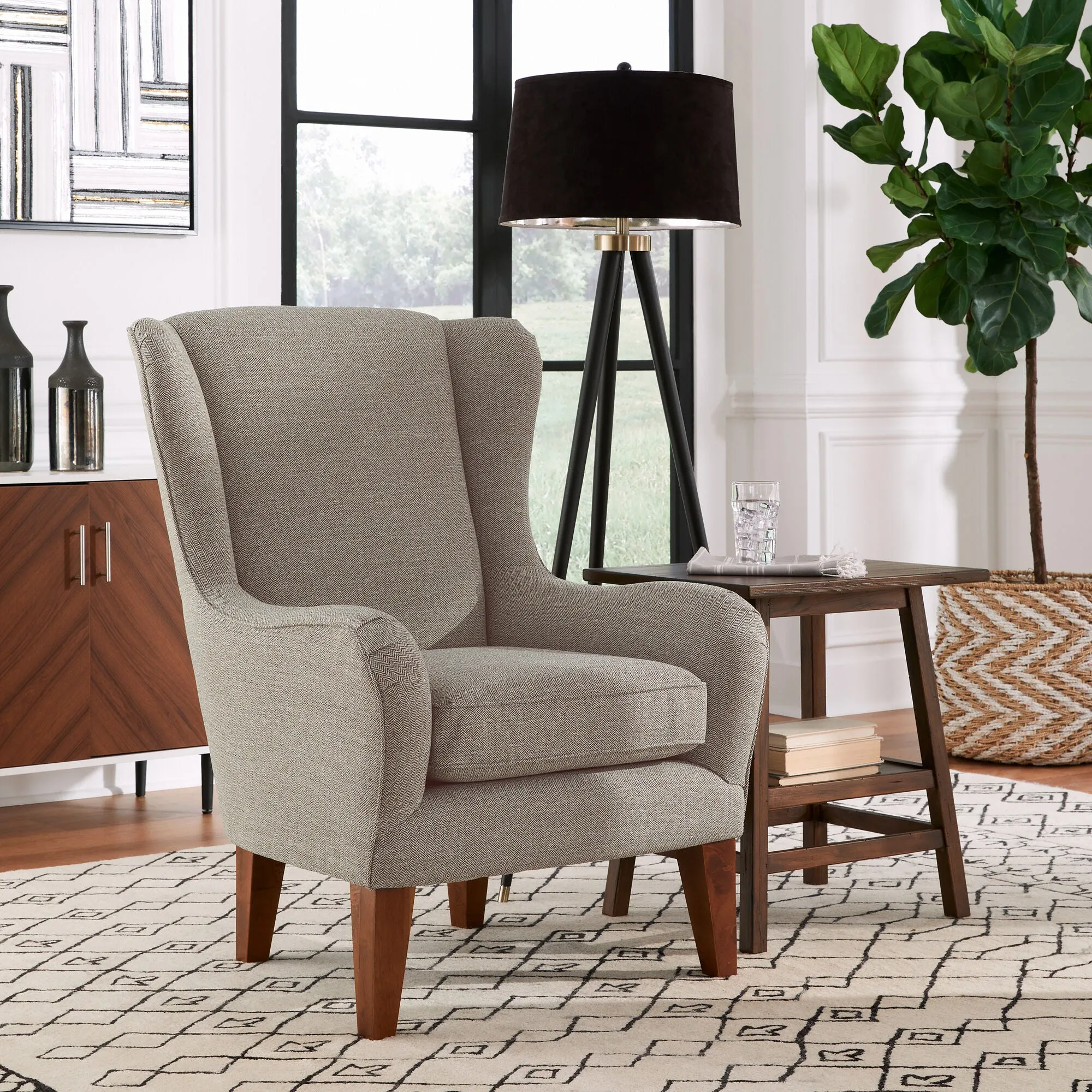 Lorette Wing Back Chair