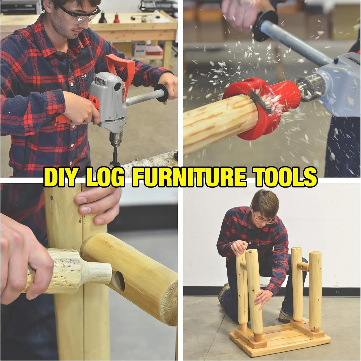 Lumberjack Tools 1-1/2" Pro Log Tenon Cutter, Premium Tenon Cutter (TTR1500)