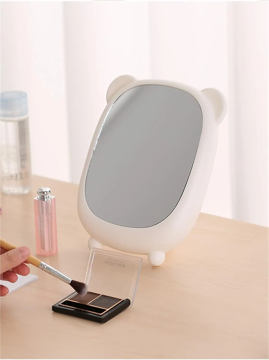 Makeup Mirror Table Top Vanity Mirror Wall Mountable Mirror