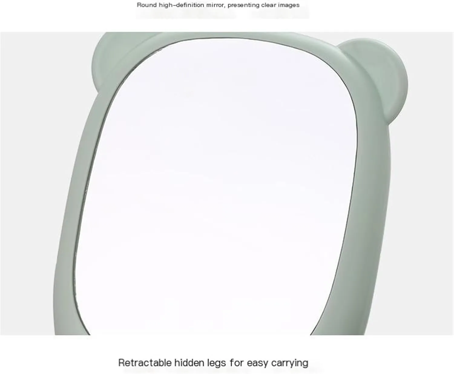 Makeup Mirror Table Top Vanity Mirror Wall Mountable Mirror
