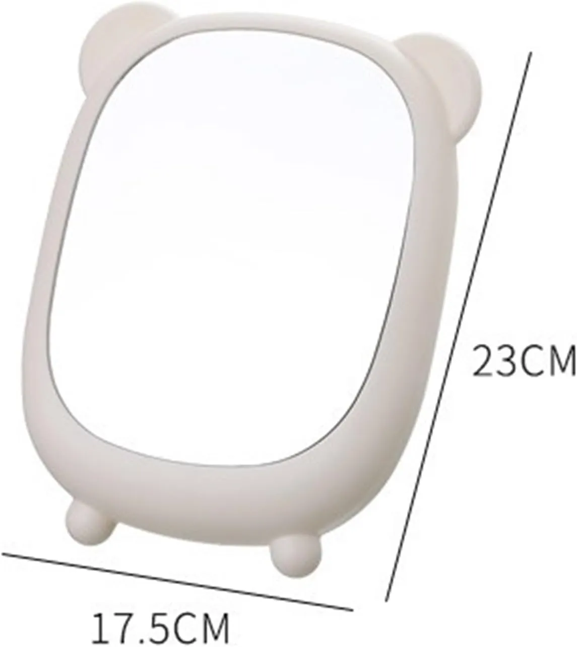 Makeup Mirror Table Top Vanity Mirror Wall Mountable Mirror