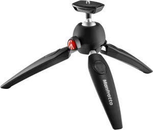 Manfrotto PIXI Evo 2-Section Aluminum Mini Tripod, Black