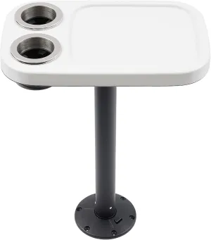 Manufacturers' Select ITC Marine Cocktail Boat Table Leg Set. Pontoon Accessories, Marine Pedestal Table