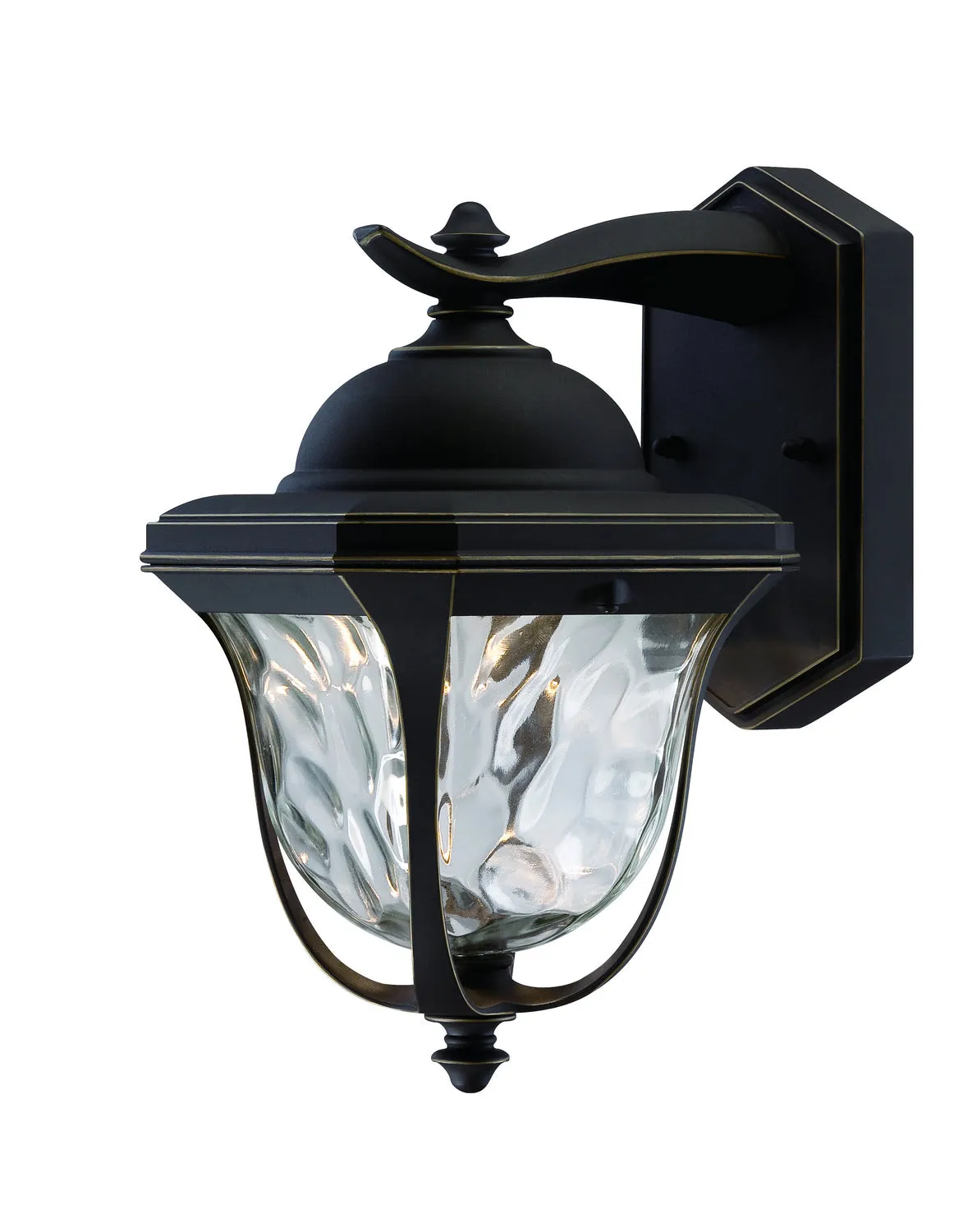 Marquette LED Wall Lantern in Aged Bronze Patina