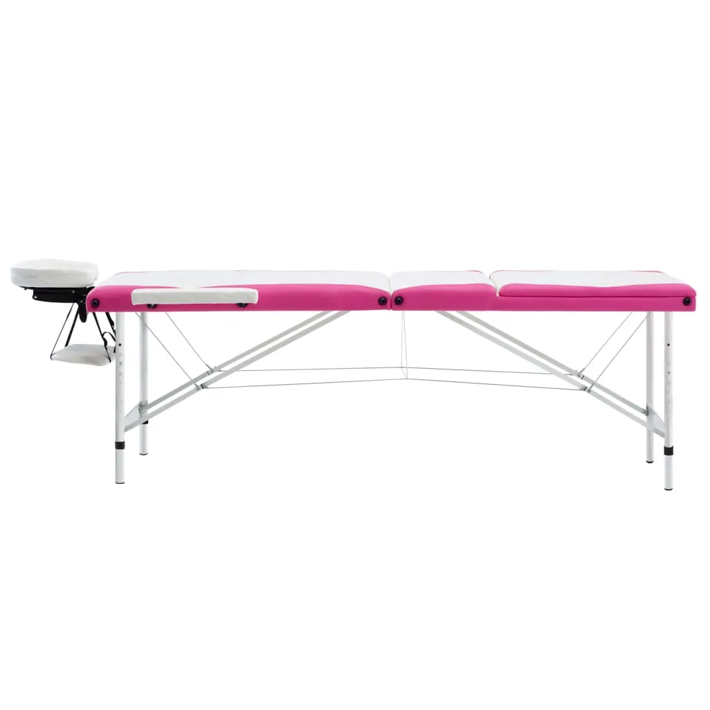 Massage Table Foldable Massage Bed Salon Therapy Table 3 Zones Aluminum