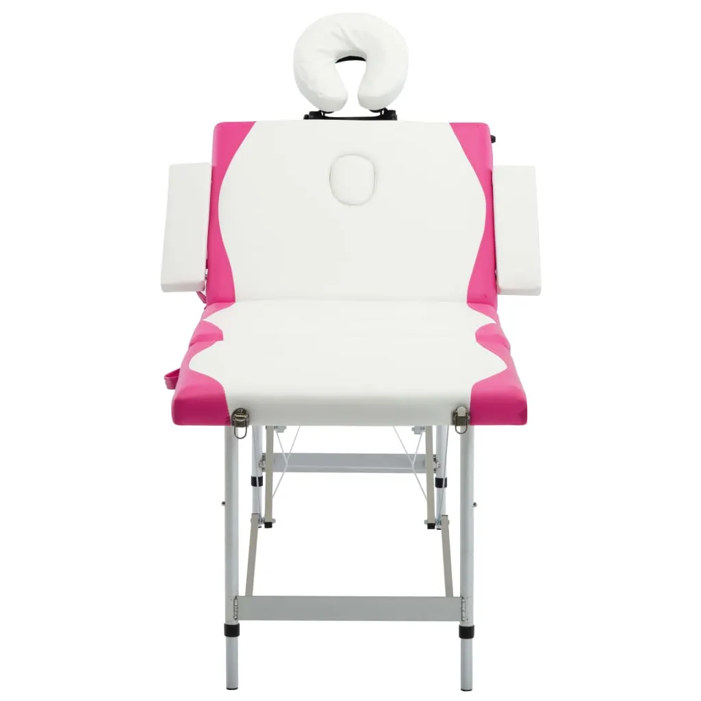 Massage Table Foldable Massage Bed Salon Therapy Table 4 Zones Aluminum