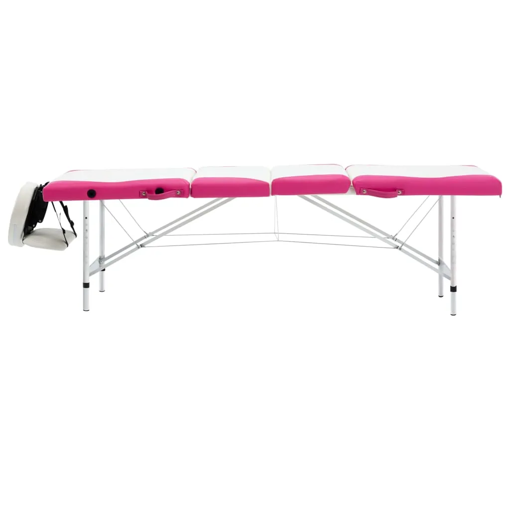 Massage Table Foldable Massage Bed Salon Therapy Table 4 Zones Aluminum