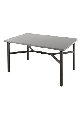 Matrix 84" x 36" Rectangular, KD Counter Umbrella Table by Tropitone