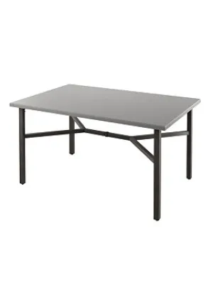 Matrix 84" x 36" Rectangular, KD Counter Umbrella Table by Tropitone