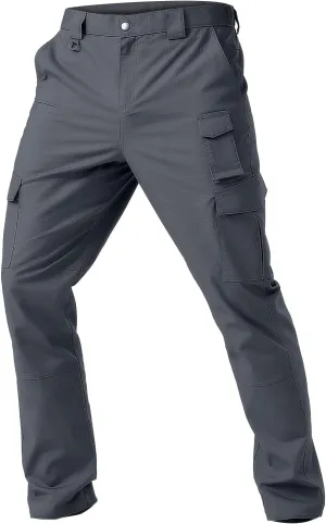 Men's Cargo Work Pants Water Resistant Tactical Pants 29.1" Lightweight Hiking Ripstop Pants Outdoor Apparel