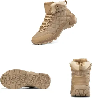 Men's Winter Boots Insulated Waterproof Warm Winter Hiking Boots Non-Slip Outdoor Comfort Warm Work Boots Hiker Trekking Trail