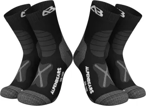 Merino Wool Hiking Socks (2-Pair) - Wool Socks for Men, Women & Kids