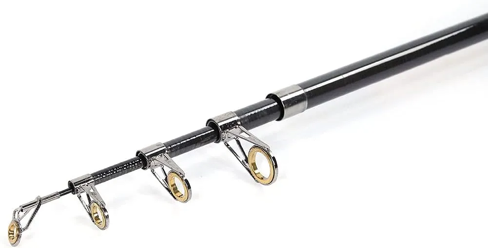 Mini Portable Sea Fishing Rod, Telescopic Carbon Fishing Stick with Ceramic Wire, Smooth Outlet Line, Wear Resistant, Aluminum Wheel Base, Multiple Length Options