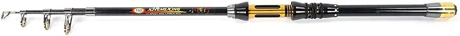 Mini Portable Sea Fishing Rod, Telescopic Carbon Fishing Stick with Ceramic Wire, Smooth Outlet Line, Wear Resistant, Aluminum Wheel Base, Multiple Length Options