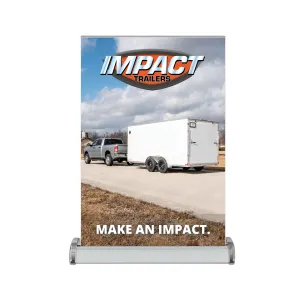 Mini Retractable Banner - 9" x 13"