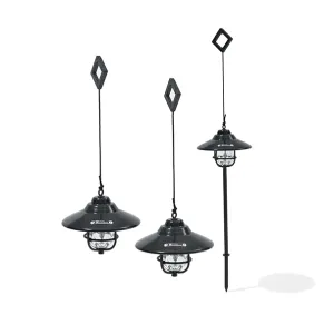 Mobi Garden Star Wish Multifunction Light Pair x2 - Black