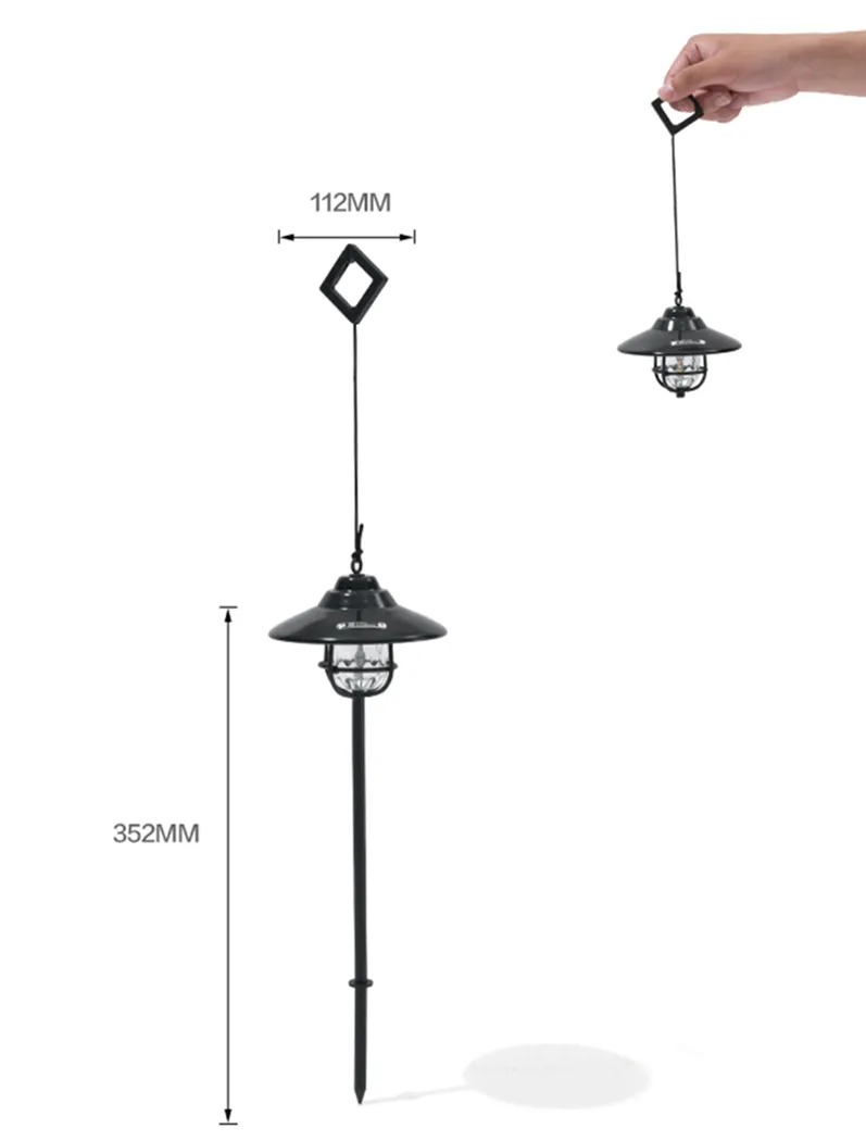 Mobi Garden Star Wish Multifunction Light Pair x2 - Black