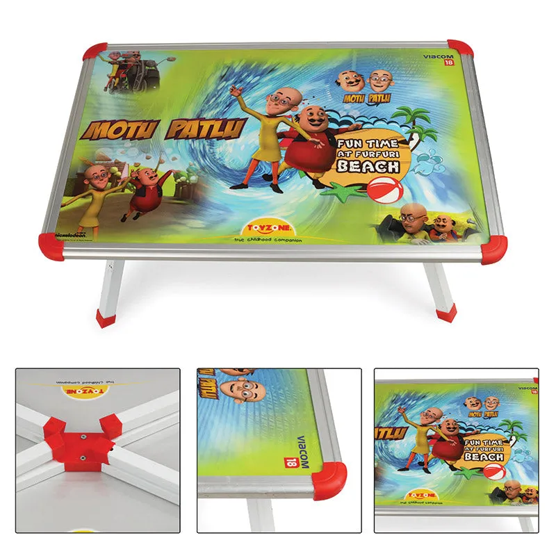 Motu patlu Multi Purpose Table 12'x24' | Portable Folding Table | Multipurpose Desk | Study table for kids | Laptop support table | Children’s Play Desk | Kids Activity Table| For Kids age 3  Years