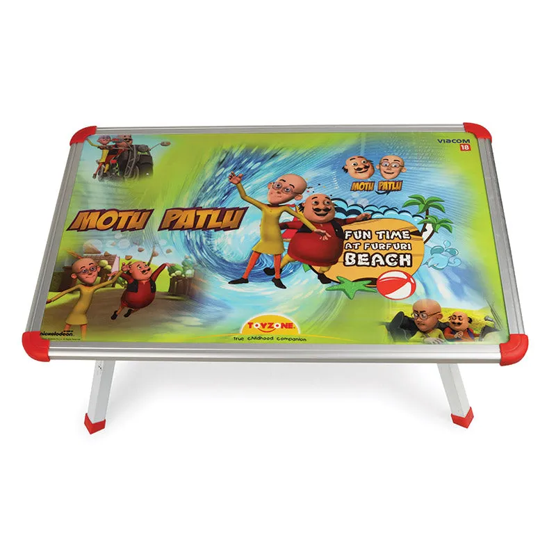 Motu patlu Multi Purpose Table 12'x24' | Portable Folding Table | Multipurpose Desk | Study table for kids | Laptop support table | Children’s Play Desk | Kids Activity Table| For Kids age 3  Years