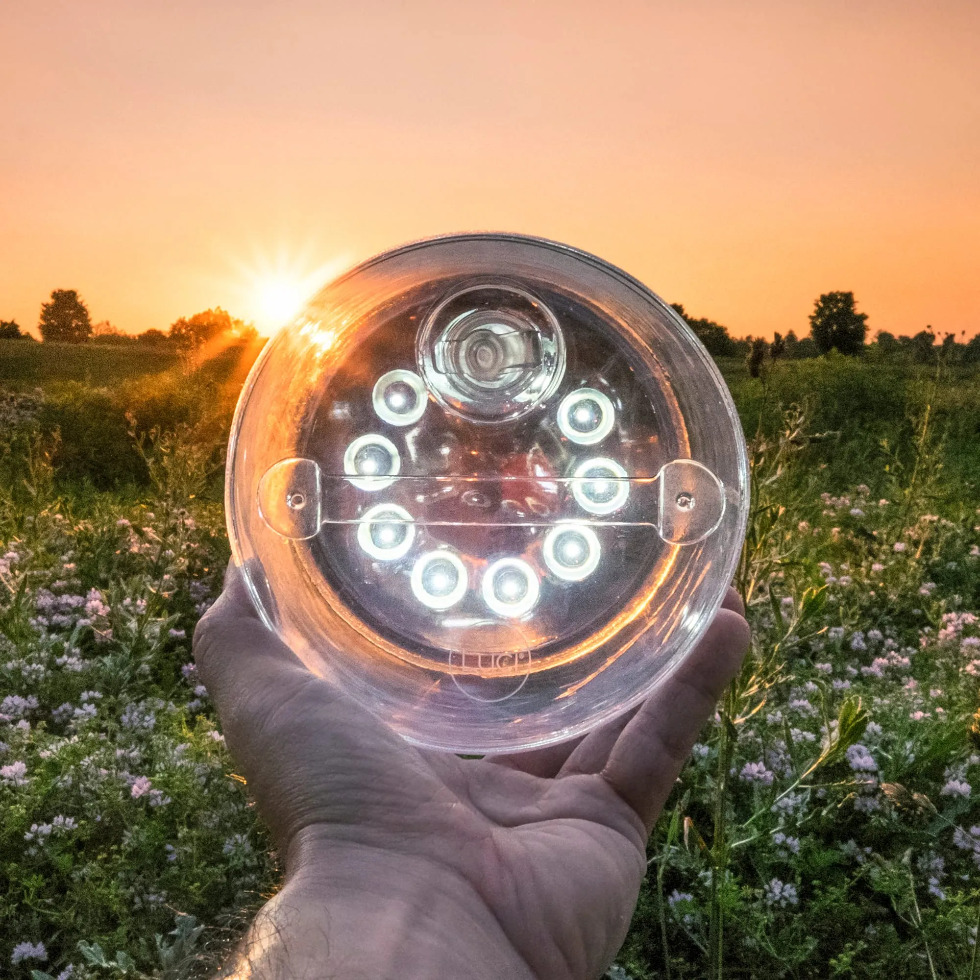 MPOWERD Luci Original: Solar Inflatable Camping Lantern Rechargeable via Solar or USB-C