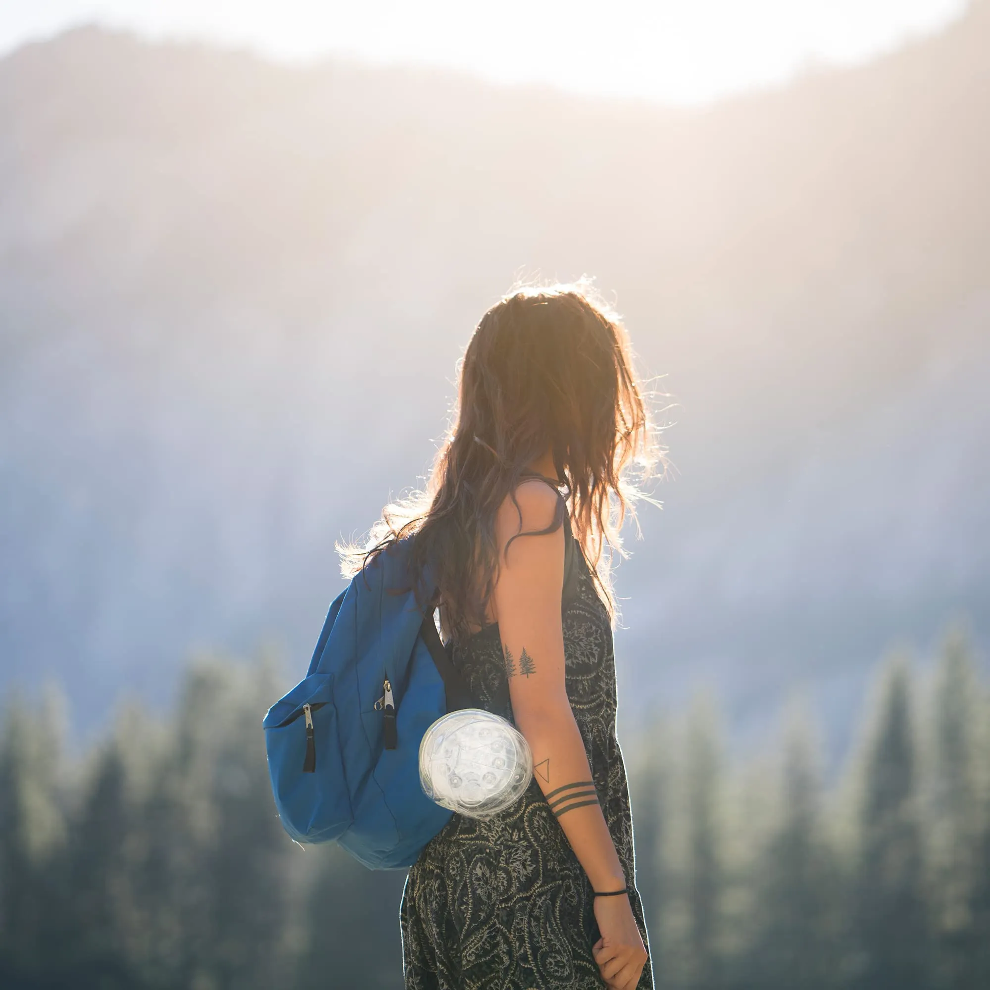 MPOWERD Luci Original: Solar Inflatable Camping Lantern Rechargeable via Solar or USB-C