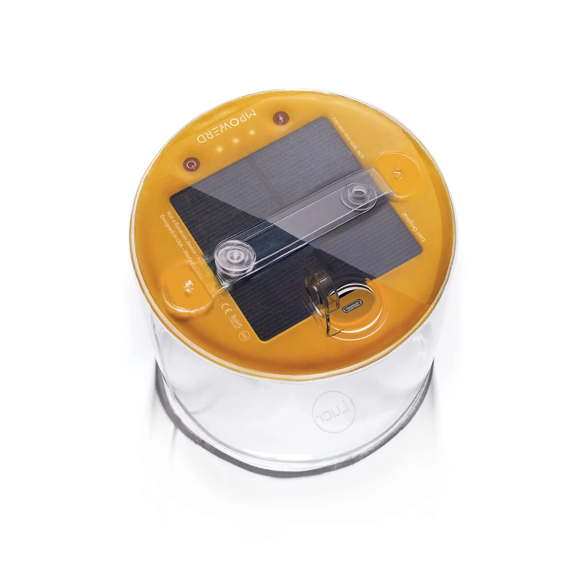 MPOWERD Luci Original: Solar Inflatable Camping Lantern Rechargeable via Solar or USB-C