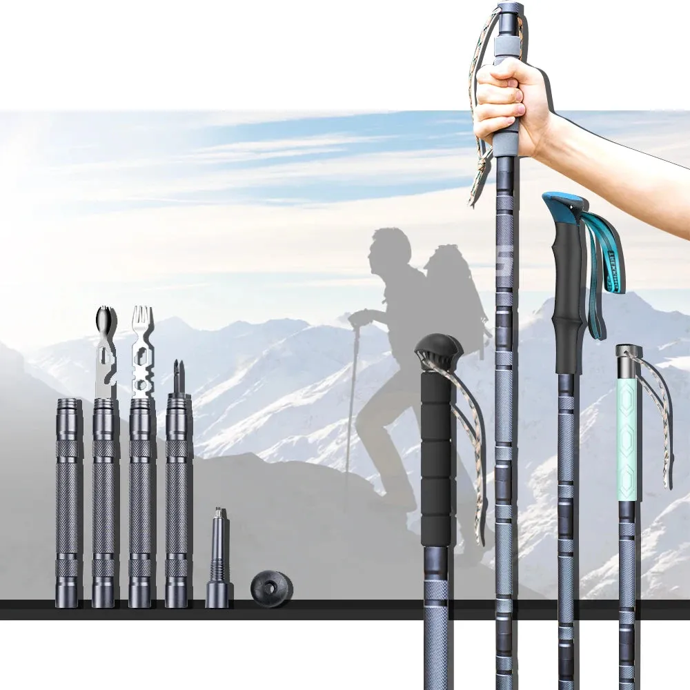 Multifunctional Aluminium Alloy Hiking Stick