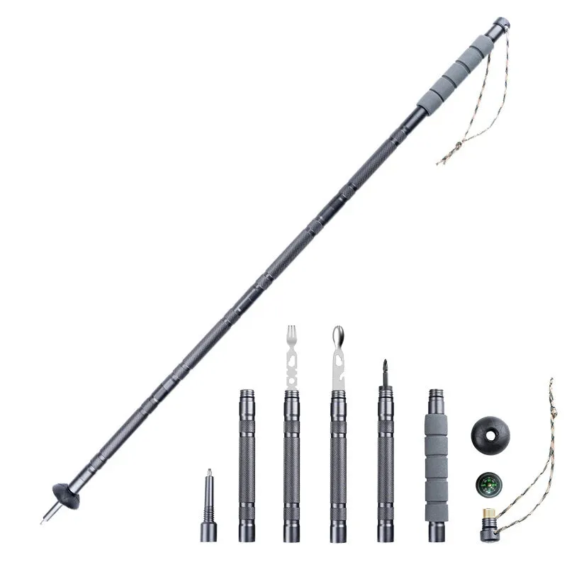 Multifunctional Aluminium Alloy Hiking Stick
