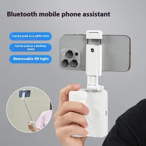 Multifunctional Fill Light Telescopic Stable Selfie Stick