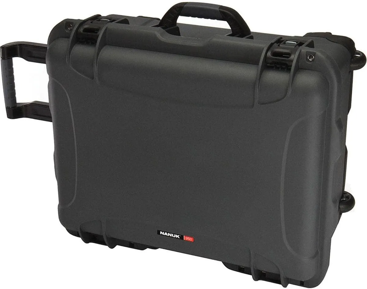 NANUK 950 Waterproof Hard Case with Wheels Empty - Graphite