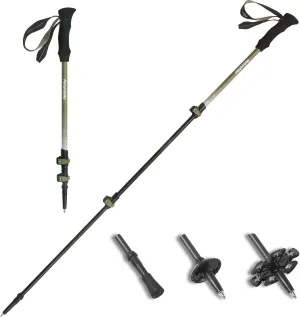Naturehike 1 Piece 3K Carbon Fiber Trekking Pole-Collapsible and Telescopic 3 Section Ultralight Hiking Pole for Women Men Walking Pole Travel Backpacking Camping