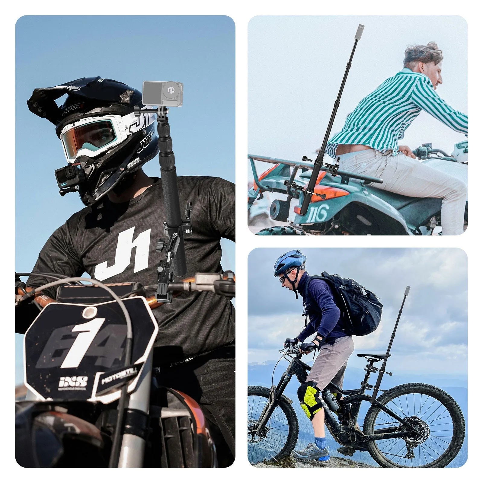 NEEWER GP-30 Motorcycle Camera Mount Kit
