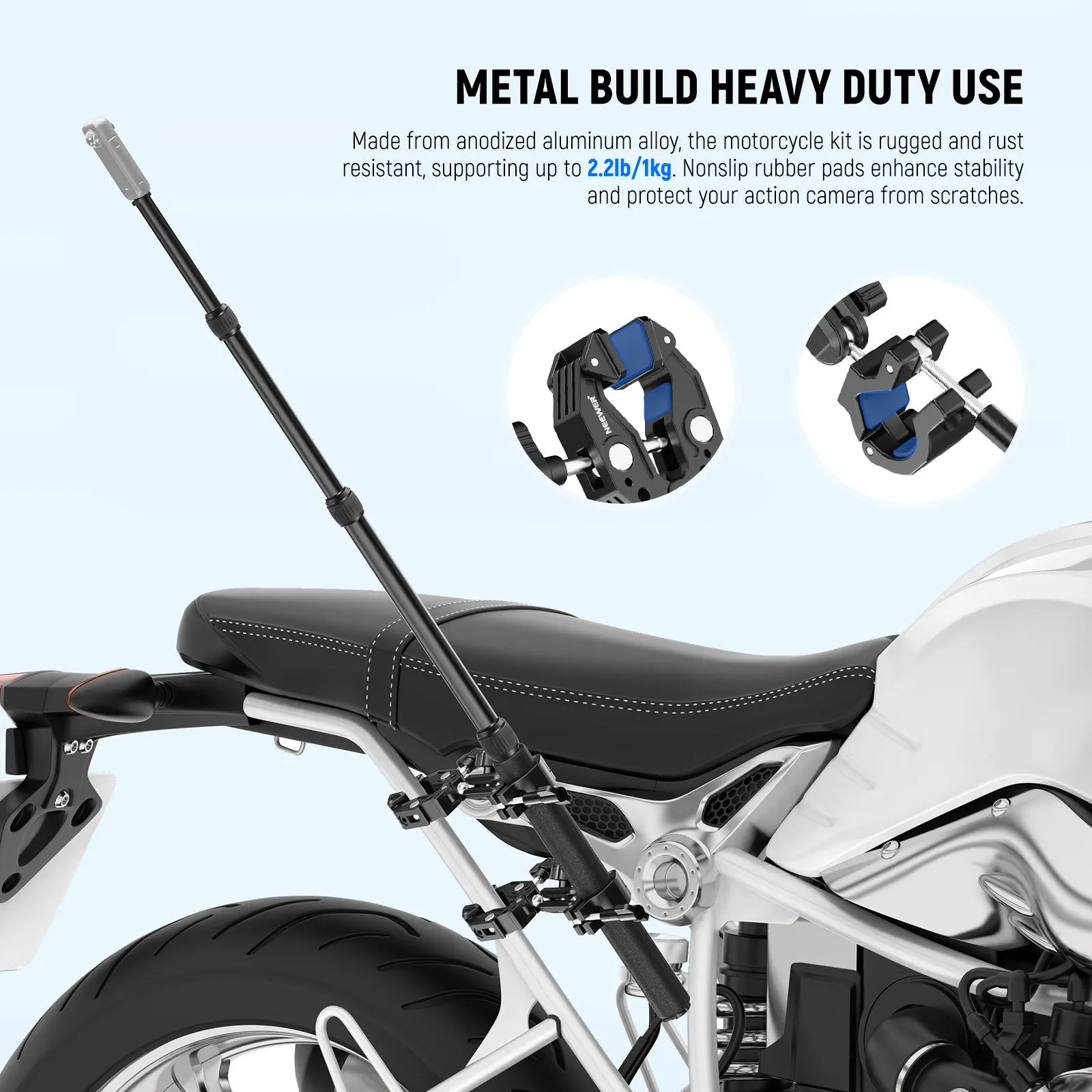 NEEWER GP-30 Motorcycle Camera Mount Kit